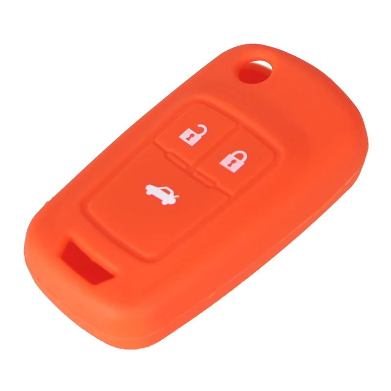 KEYYOU Silicone Key Shell 3 Buttons For Chevrolet Cruze 2009-2014 Sedan Hatchback Accessories Fob Remote Car Key Cover Case