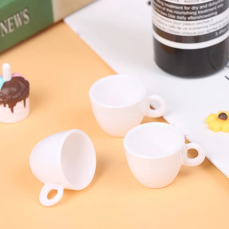 Miniature tasse à café modèle maison de courses, accessoires de cuisine pour beurre, jouets de décoration, cadeau créatif, nouveau, 1:6, 3 pièces