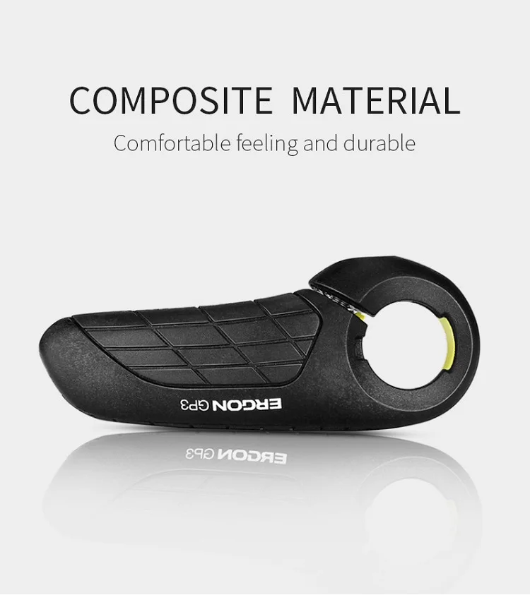 ERGON Ergonomics Bike Handlebar Grips GP1 GP3 GP5 Mountain Bike Extended Bar End Grip Lockable Bicycle Handle Mount Rubber Grips