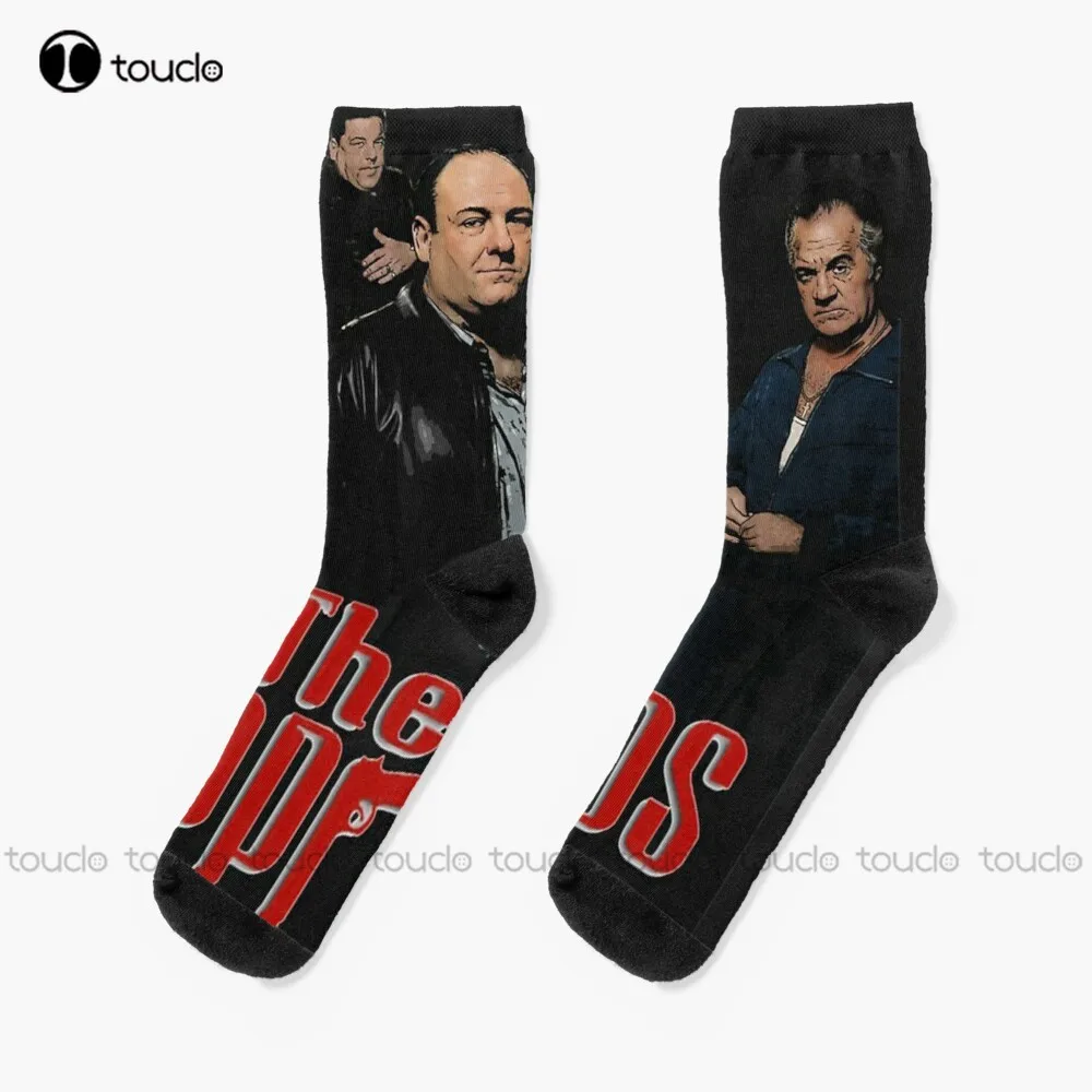 The Sopranos Tony Soprano Mafia Gangster Tv Socks Custom Women Socks Christmas Gift Custom Unisex Adult Teen Youth Socks