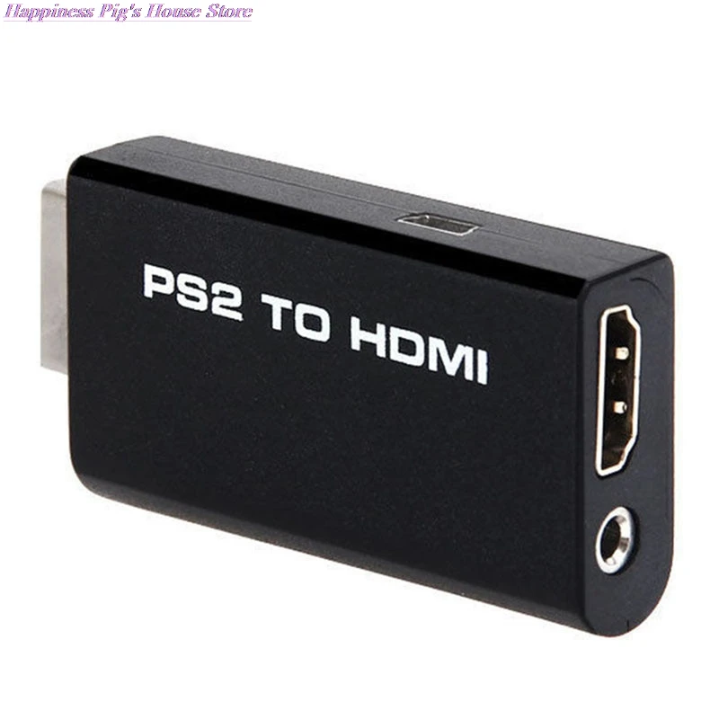 For PS2 To HDMI-compatibale 480i/480p/576i Audio Video Converter Adapter With 3.5mm Audio Output Supports For PS2 Display Modes