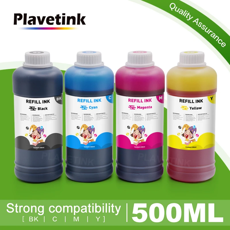 Plavetink 500ml Bottle Dye Ink For Printer For HP 655 178 364 564 920 670 932 950 711 902 952 953 XL Replacement Cartridges