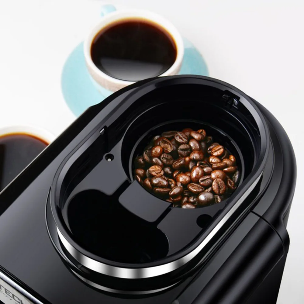 Freshly Ground Coffee Machine Household Automatic All-In-One Machine Bean Powder Dual-Use American Mini Coffee Machine