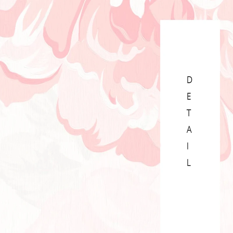 Wallpaper Custom Any Size Mural Modern Hand Painted Pink Pastoral Flowers Sticker Living Room Bedroom Romantic Home Decor Tapety