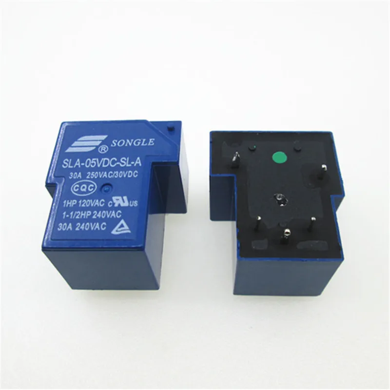 HOT NEW 5V relay SLA-05VDC-SL-A  SLA05VDCSLA T90 05VDC 05V DC05V 30A 250VAC SONGLE DIP5 dip4