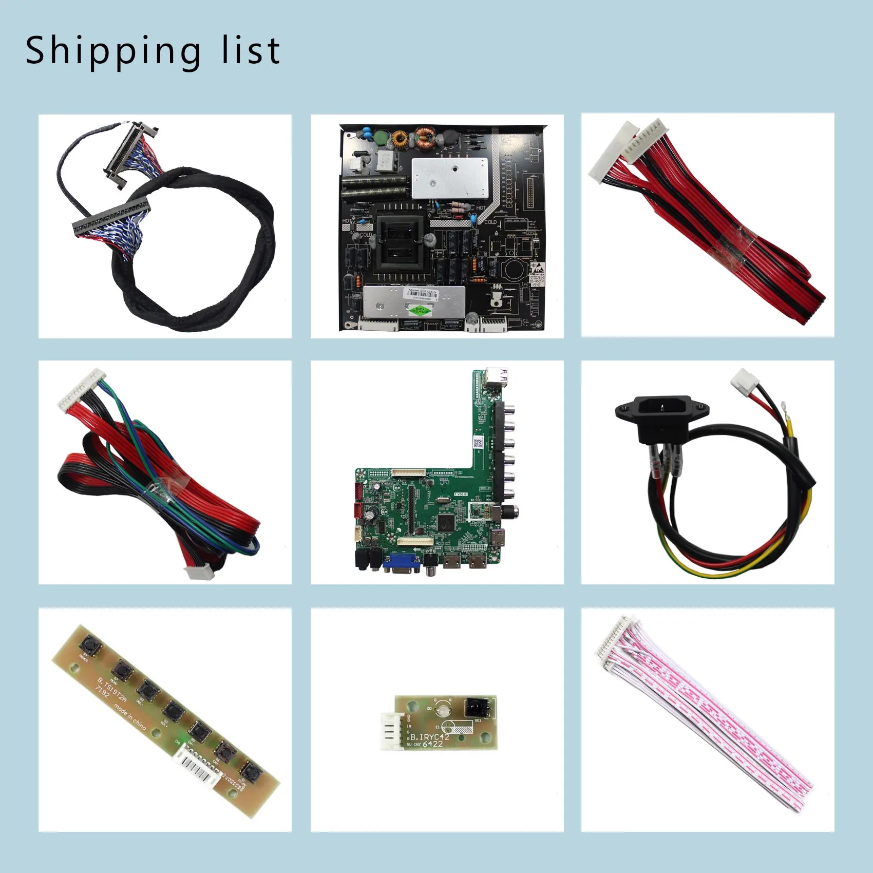 G240UAN01 1920X1200 Layar LCD HD-MI VGA AV USB ATV Papan LCD 24 Inci