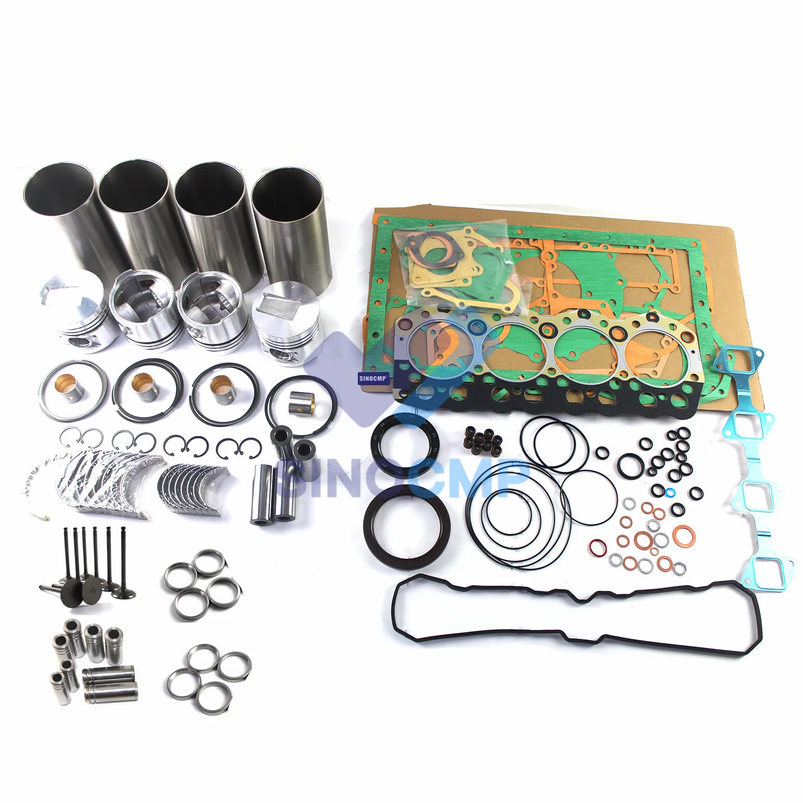 

S4S 3044 3044T 3044C-T 3044C-DIT 804C-T Engine Rebuild Kit For 236B 246C 252B 256C Skid Steer Loader Piston No. 770