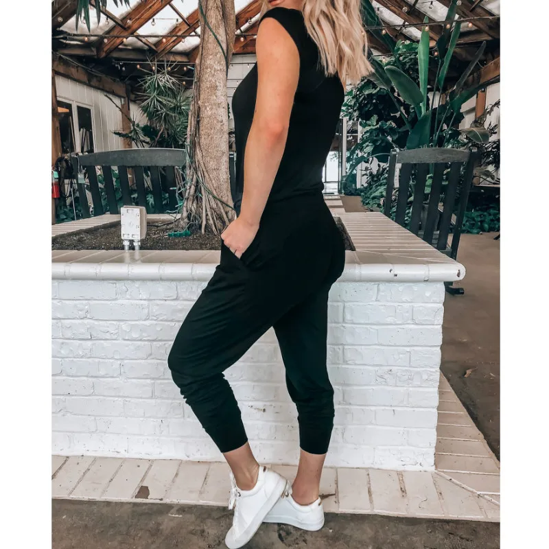 Sexy overalls Women long romper Black jumpsuit Off Shoulder jumpsuit rompers womens jumpsuits body mujer image 6