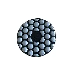 2 Inch 50mm Abrasive Black Diamond Dry Polishing Pad For Grinding And Cleaning Marble Ceramic Glass Stone