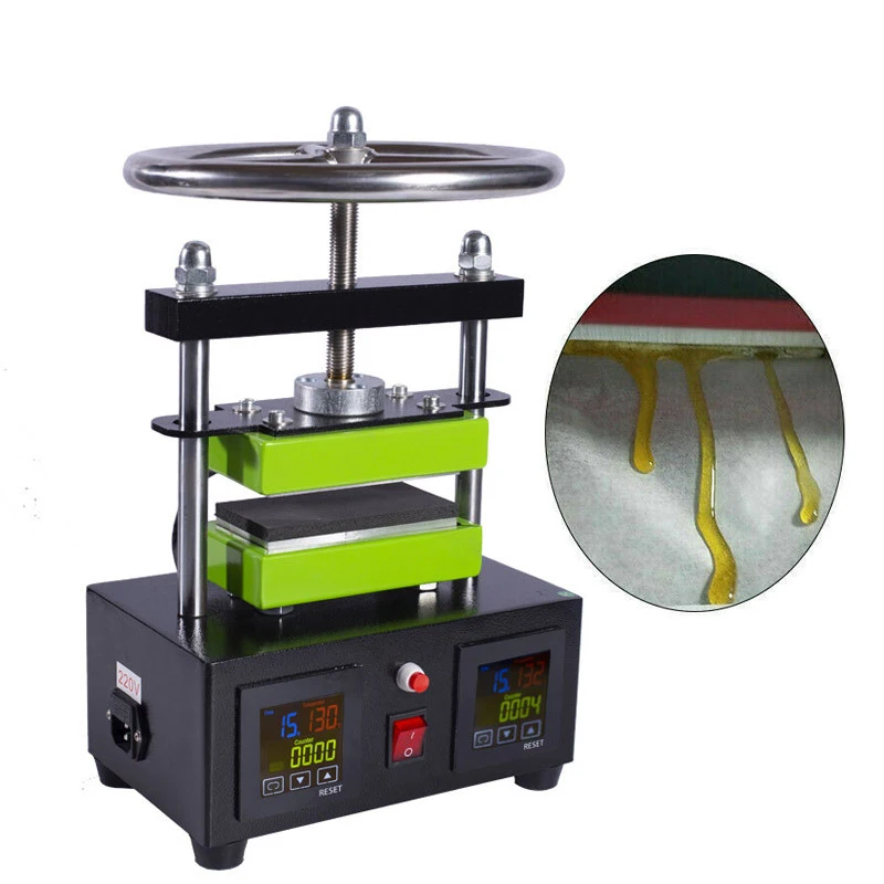 Rosin Tech Heat Press Machine 6*12cm Dual Heat Plates CK220Manual heat press machine