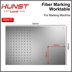 Hunst Fiber UV CO2 Marking Worktable Aluminum Working Platform 320*280 & 350*550 for DIY  Laser Marking Machine