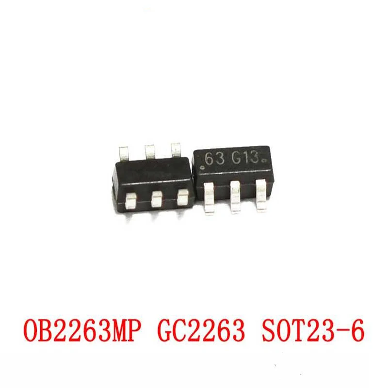 10PCS OB2263MP SOT23-6 OB2263 OB2263AMP SOT-23-6 SOT SMD new and original IC Chipset