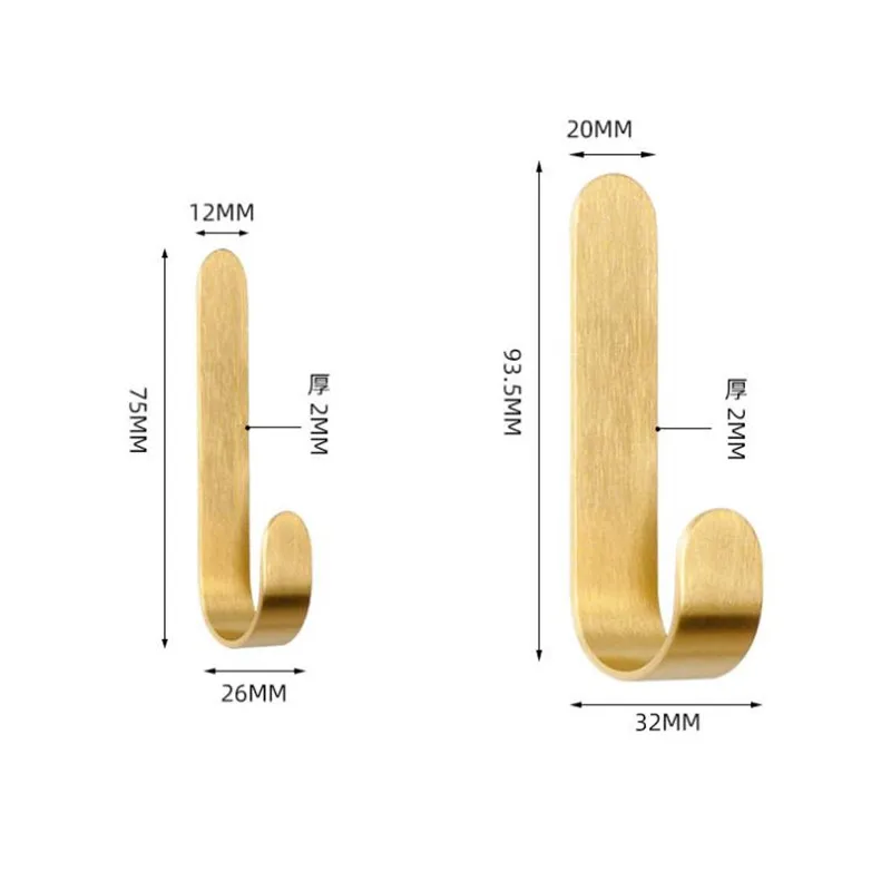 1PC 3 in 1 Auto Adesivo Home Kitchen Portello Della Parete in Acciaio Inox Supporto Del Gancio di Gancio Ganci Per Appendere Goccia trasporto libero
