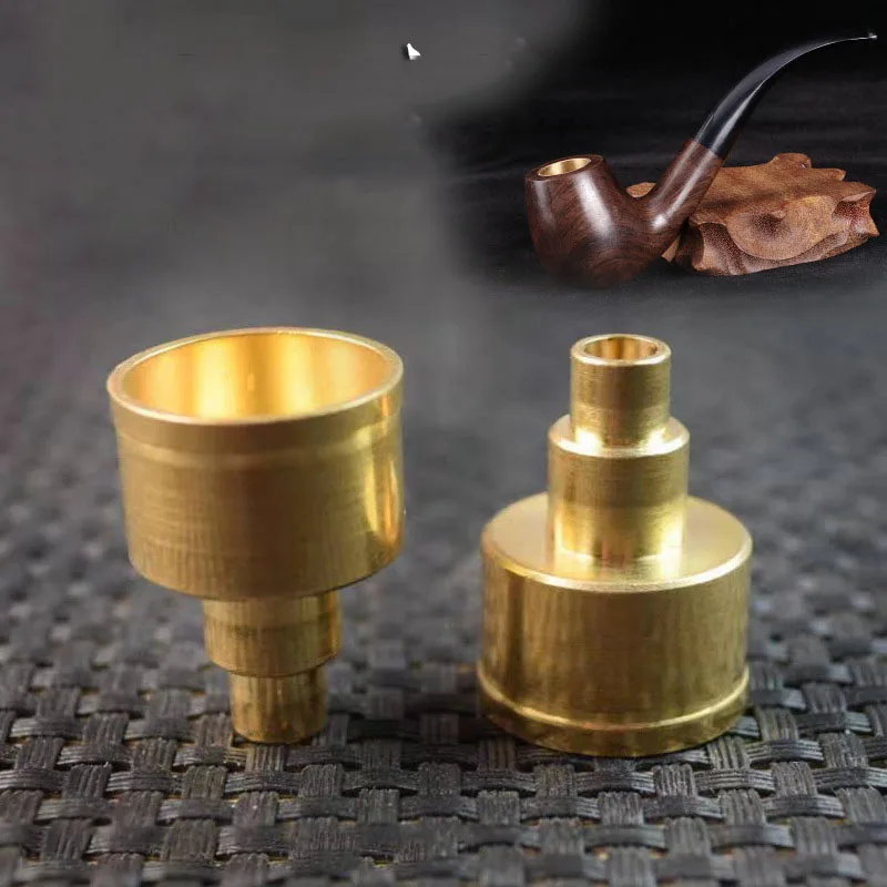 1pcs 20mm Brass Smoking Weed Pipe Filter For Handmade Making DIY Solid wood Tobacco Pipe Accessories