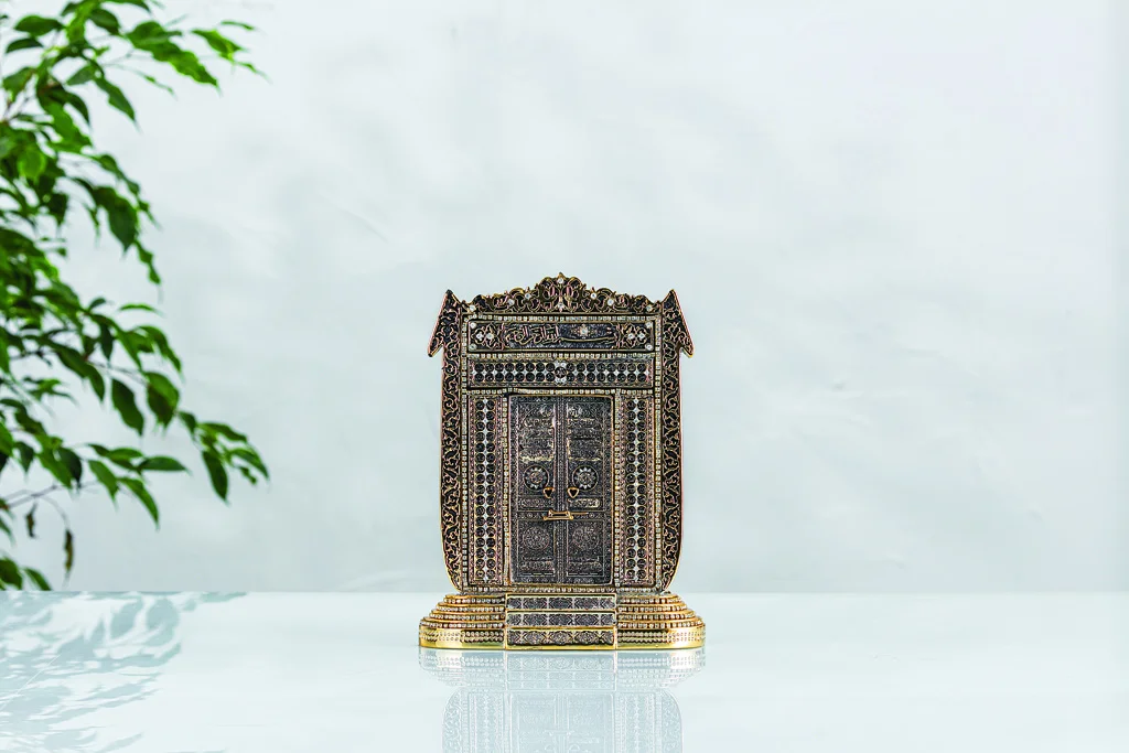 LaModaHome Gold Color New Kaaba\'s Door Design Islamic Decor for Home