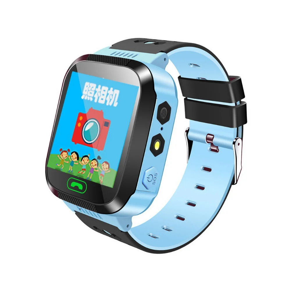 Reloj inteligente Q528 para niños, dispositivo con cámara, linterna, llamada SOS, GPS, rastreador de ubicación, reloj para bebés, tarjeta Sim de datos 2G, regalo para niños