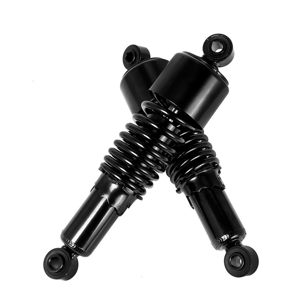 Black 267mm Rear Shock Absorbers Motorcycle Adjustable Suspension Shocks Spring for Harley Sportster 883 1200 Touring Road King