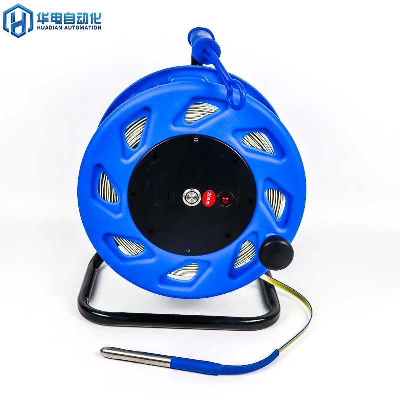 water level alarm water level measure tape 300m depth water meter level 250 meters indicator