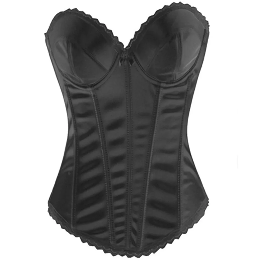 Wedding Bustier Corset Bridal Overbust Corset With Straps Gothic Tank Tops for Women Exotic Corset Bustiers Sexy Korsett White