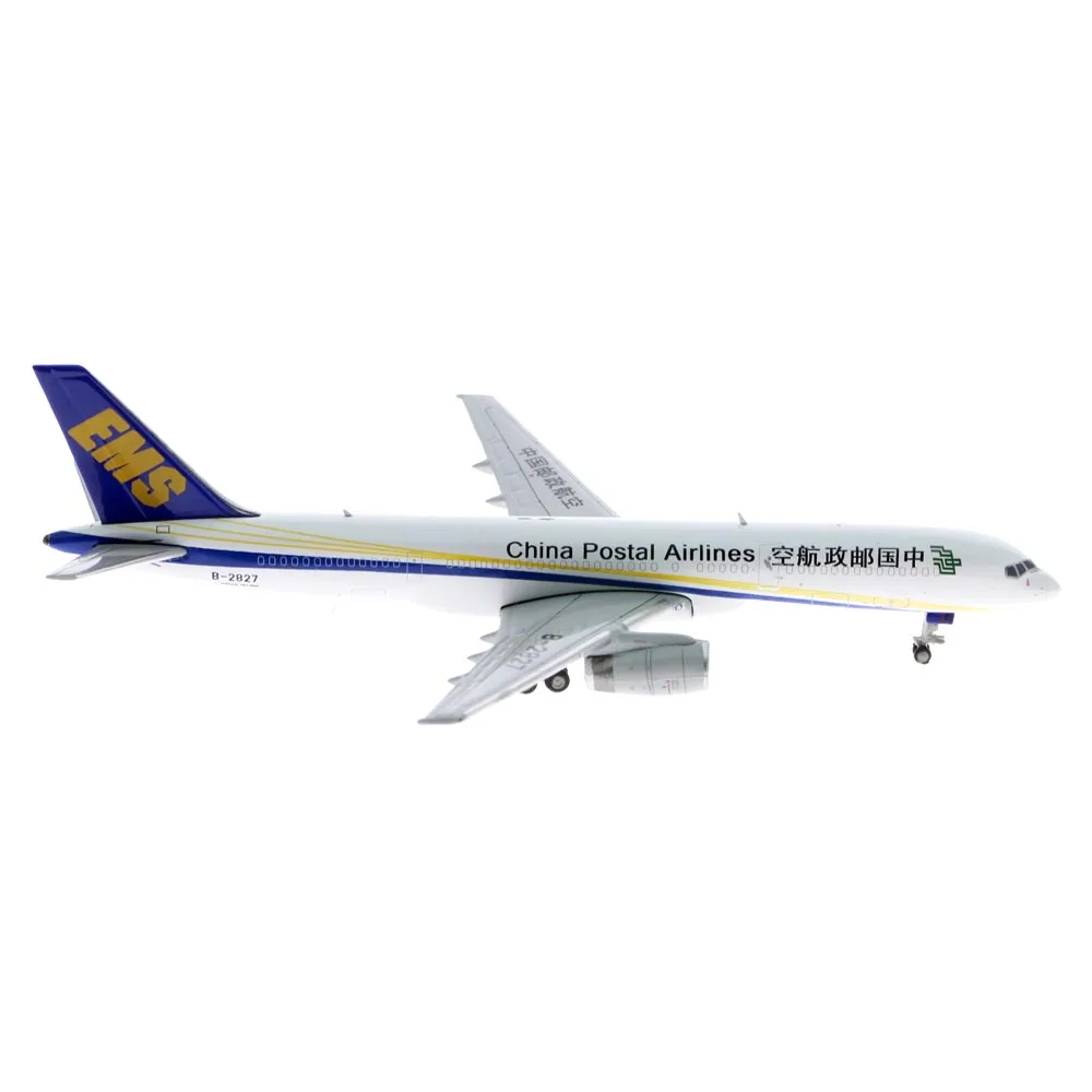 1:400 alloy collectible avião jc asas lh4094 china correio airlines boeing 757-200 (pcf) diecast aeronaves modelo B-2827 com suporte