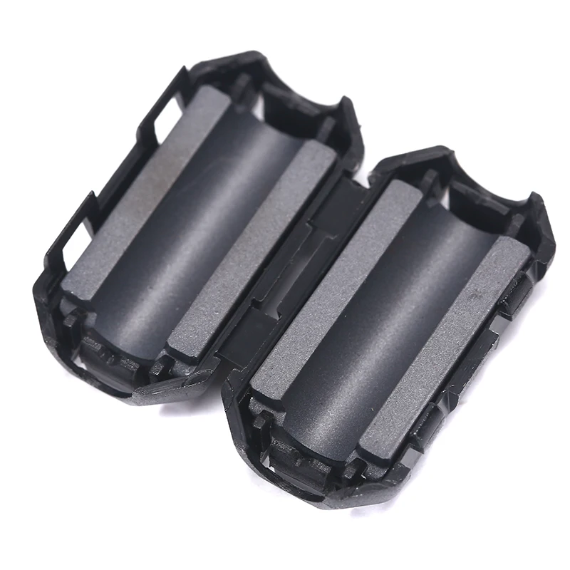 6Pcs 7 millimetri Clip-On Clip di Anello di Ferrite Core Noise Suppressor Per EMI RFI Cavo Componenti Attivi Filtri dropship