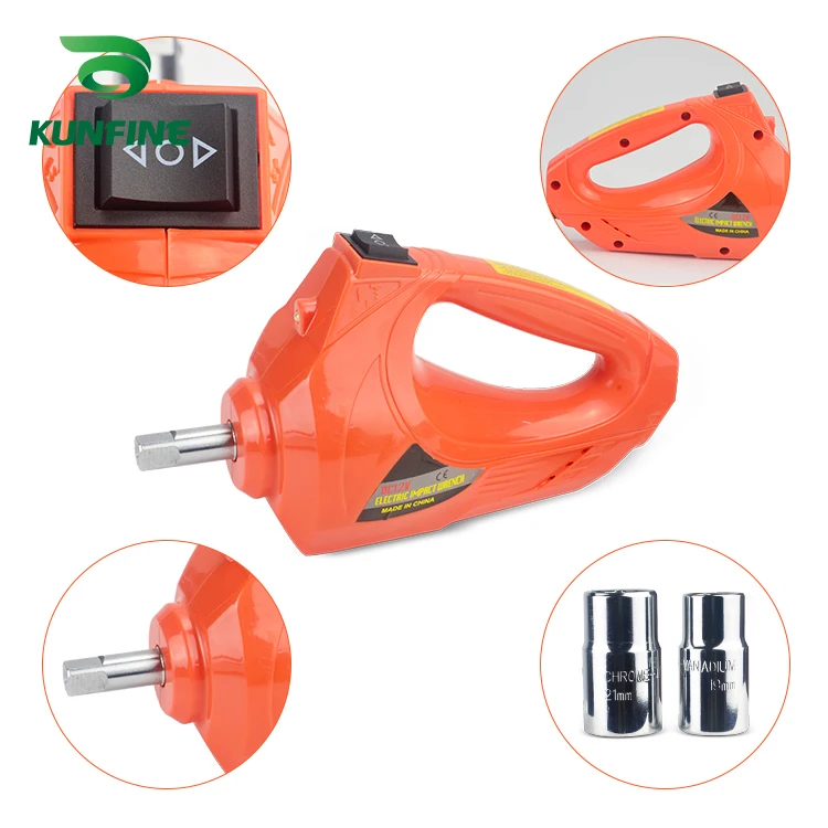 12V 5Ton Auto Elektrische Reifen Heben Auto Wagenheber Hydraulische Luft Infatable Auto Boden Wagenheber Mit Schlagschrauber und Reifen Manometer Luftpumpe – Detail 3
