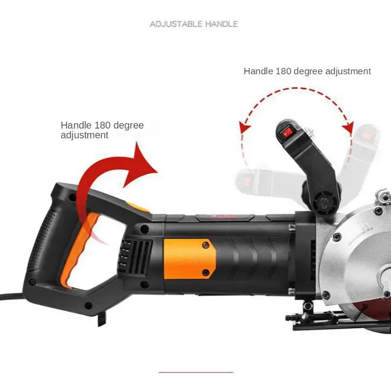 5800W Electric Wall Chaser Steel Concrete Groove Cutting Machine 5000r/min Slotting Machine Circular Saw Power Tool 2021