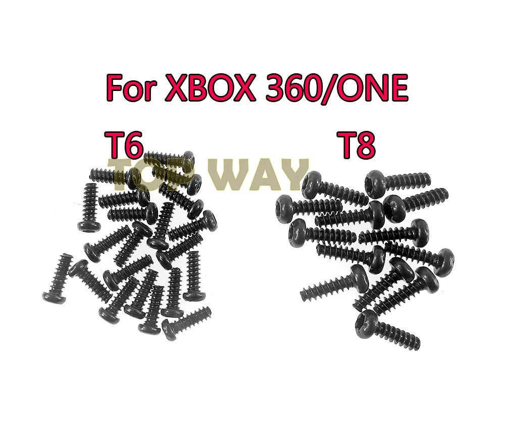 1000pcs Replacement Torx T8 T6 Hexagon Screws Cap Repair part for Xbox 360 FOR XBOX ONE T6 T8 screws Wireless Controller