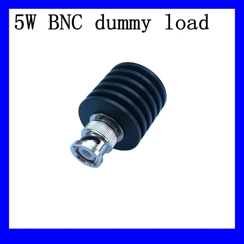 Free shipping  1 pcs RF Coax 5W BNC  male connector 50 ohm DC-3GHz/4GHZ/ 6GHZ    Dummy load Plug