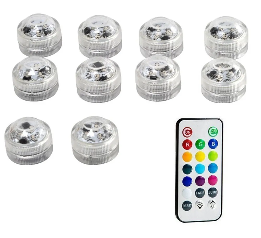 Floating Underwater Light RGB Submersible Waterproof LED Party Light Glow Show Swimming Pool Hot Tub Lamp Baby Bath Light