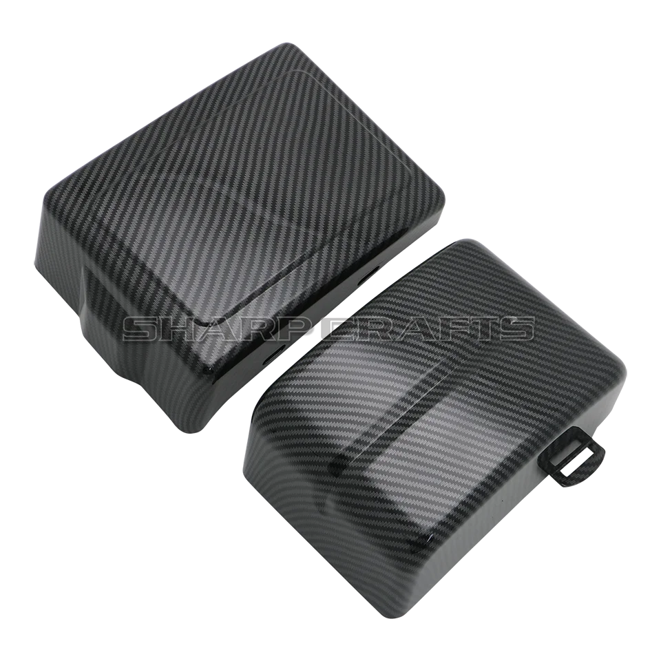 2 pcs Motorcycle Fairing Battery Side Cover For Harley Dyna Fat Bob Switchback FLD Super Wide Glide FXD FXDWG Street Bob FXDB