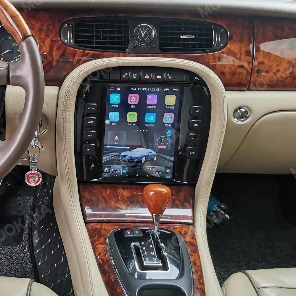 

6-128 ГБ Android11 для Jaguar XJ 2004-2008 автомобильный мультимедийный радиоплеер сенсорный экран стерео GPS навигационная система DSP Carplay