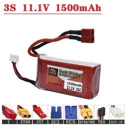 ZOP Power 11.1V 1500mAh Lipo Battery For RC Helicopter Toys Car Boats Drone Parts 3s battery 11.1v Rechargeable Battery 1PCS