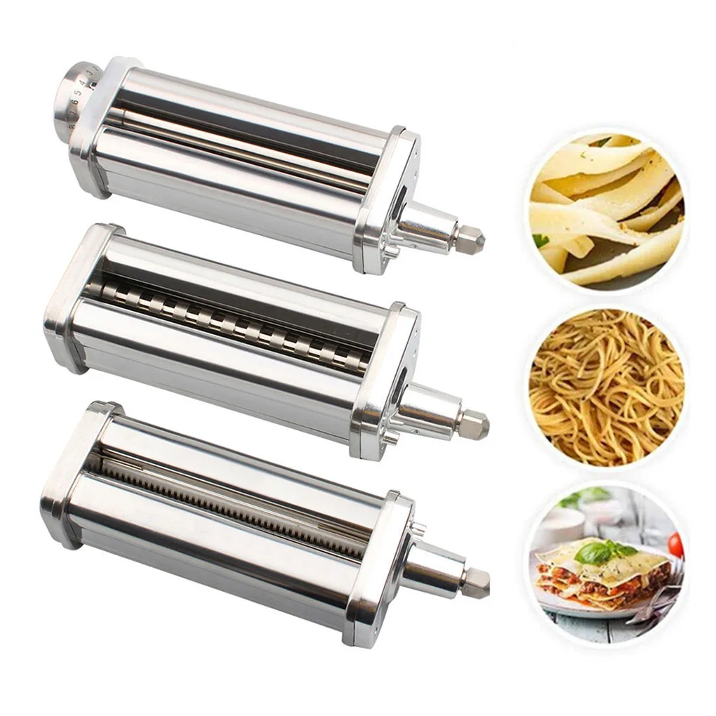 Pasta Maker Stainless Steel Pasta Spaghetti Roller Stand Type Mixer Attachment Kitchen Tool Spaghetti Maker For KitchenAid