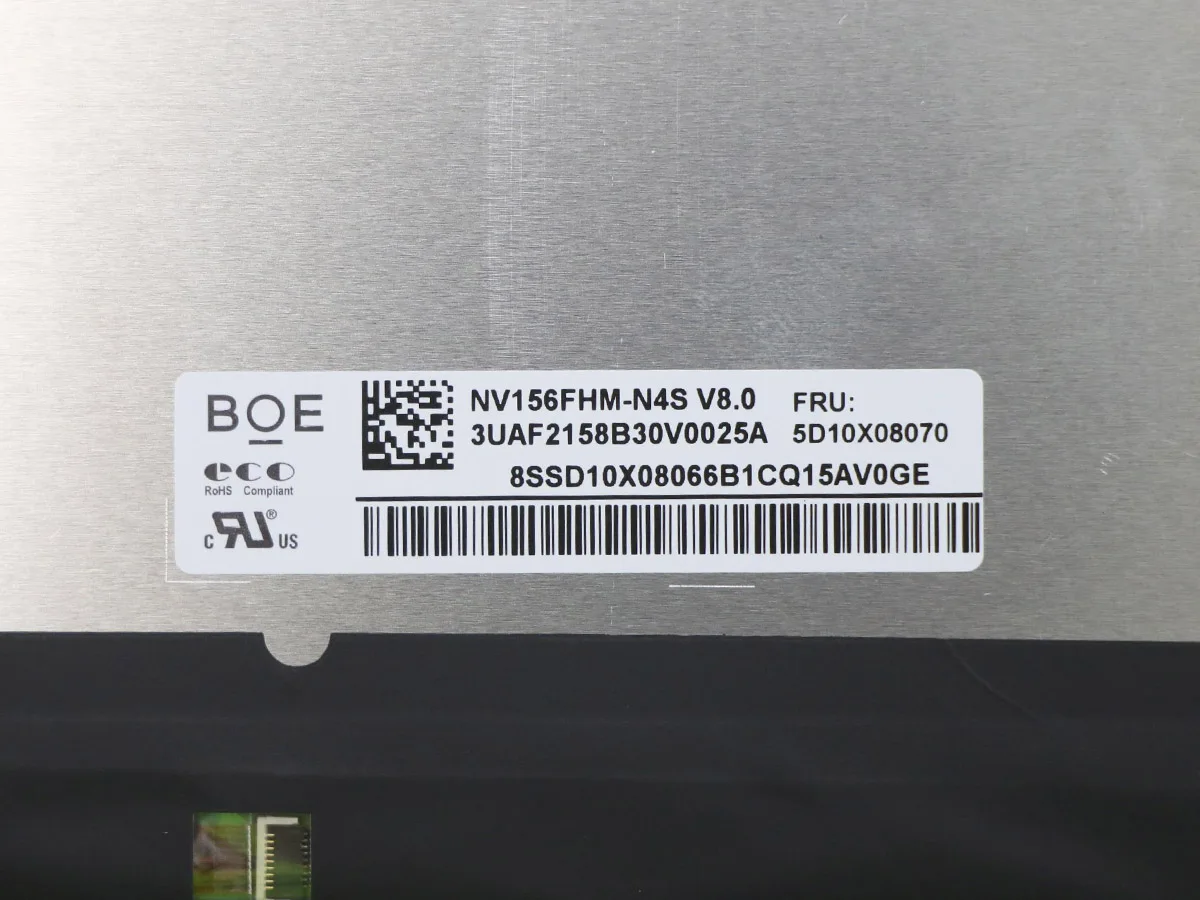 Imagem -04 - Tela Lcd do Portátil Ips 156 Nv156fhm-n4s V8.0 Lenovo Ideapad 515are05 Thinkpad T15 P15s Gen Thinkbook g2 1920x1080 30pin