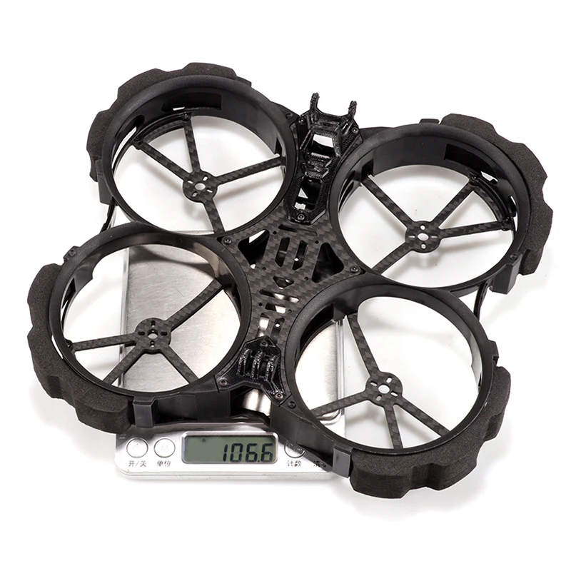 HGLRC Veyron25CR 2.5 Inch Veyron30CR 3Inch Cinewhoop Indoor FPV Frame Supports Both AIO/stack Installing For Long Flight Time RC