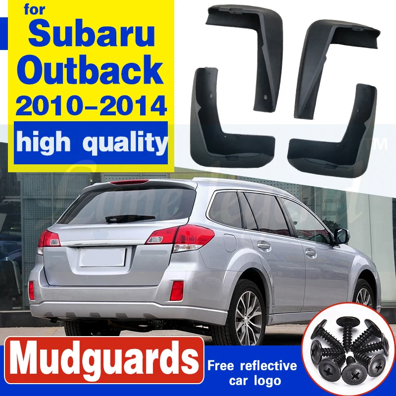 ACCESSORIES 4PCS/SET FIT FOR SUBARU OUTBACK 2010 2011 2012 2013 2014 MUD FLAP FLAPS SPLASH GUARD MUDGUARD