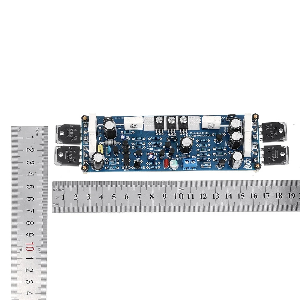 2PCS LJM L12-2 Power Amplifier Kit Dual Channel Ultra-low Distortion Amplifier Classic AMP DIY Kit