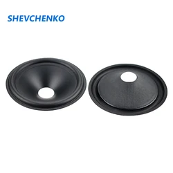 SHEVCHENKO 4 Inch Loudspeaker Paper Cone Basin Speaker Rubber Edge Drum Paper Basin For Repair Speaker Accessories Diy 2pcs
