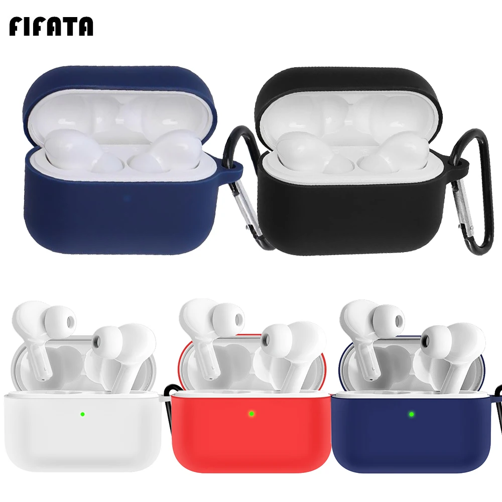 FIFATA Colorful Soft Silicone Earphone Protective Shell For Huawei Honor Earbuds X1 Bluetooth Earphone Case For Earbuds X1 Case