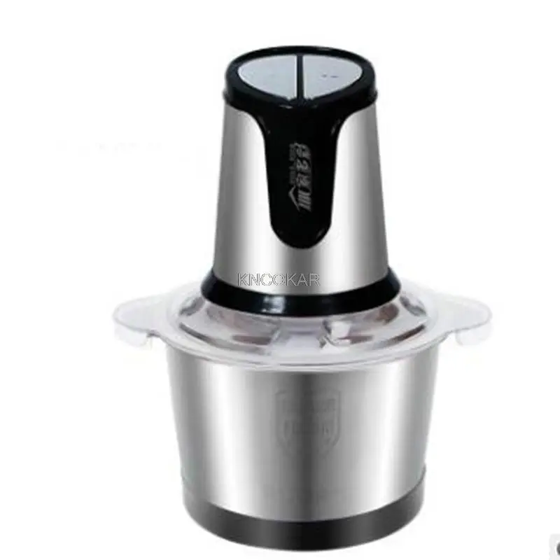 2 l stainless steel meat grinder, electric automatic meat grinder, high quality household grinder, food processor