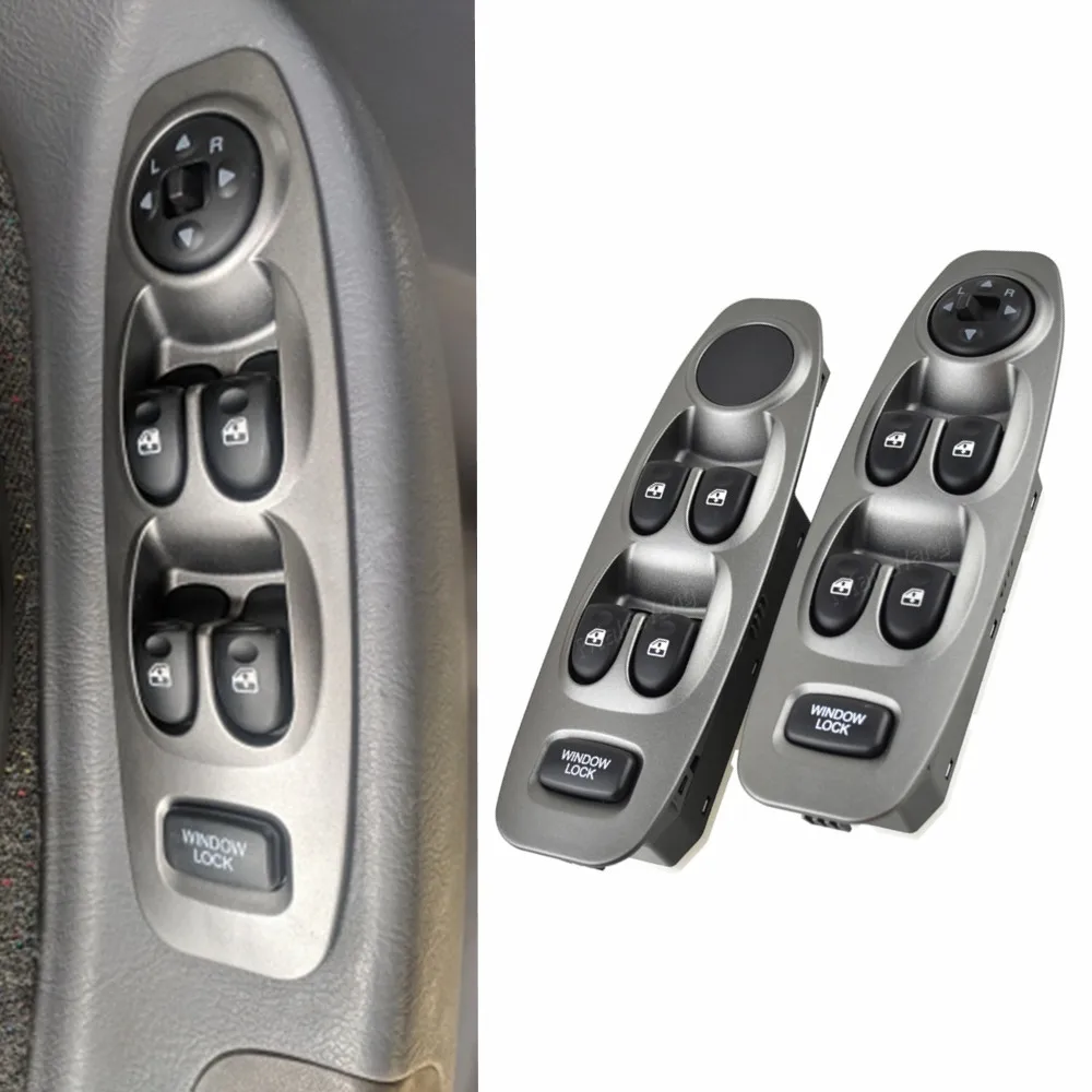 

Malcayang Silver HIGH QUALITY! POWER WINDOW SWITCH 9357025000YN FOR Hyundai Accent LEFT side without electric button