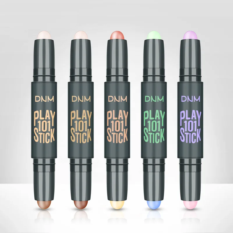 Face Makeup Double-head Corrector Contour Concealers Stick Face Foundation Concealer Pen Highlight Shadow 2 In 1 Sweat Proof