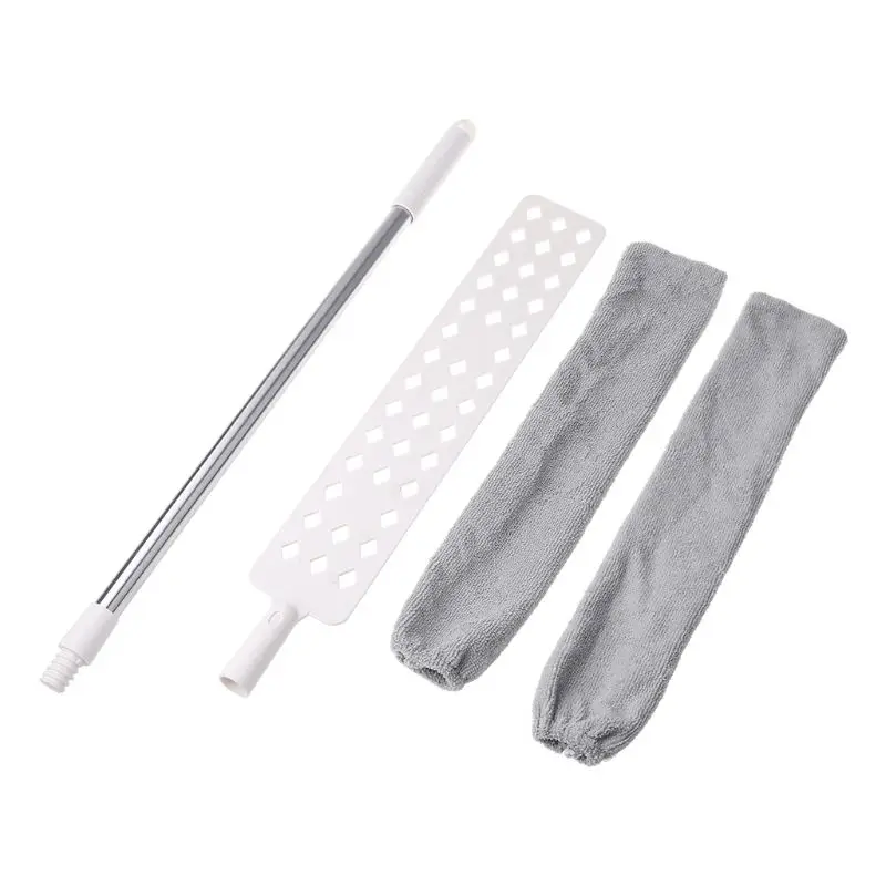 Comodino Polvere Spazzola Flessibile Manico Lungo Mop Famiglia Dusty In Microfibra Duster