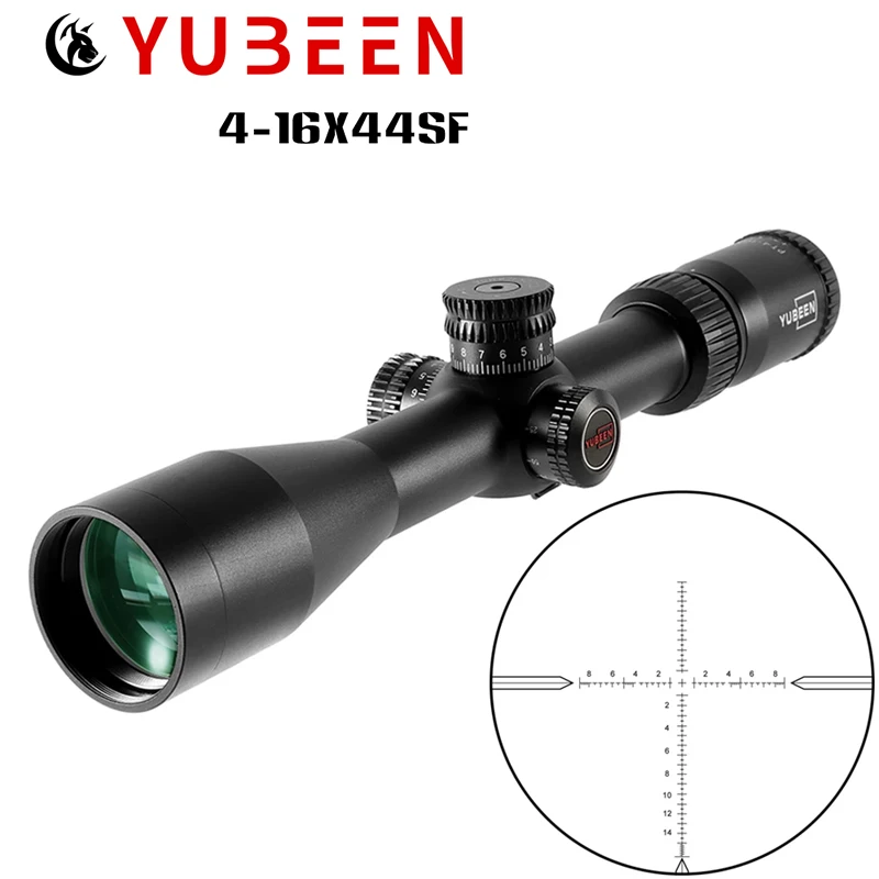 YUBEEN 4-16X44 SF Tactical Rifle Scope Side Focus Parallax Rifle Scope Hunting Scopes Sniper Gear For Hunting