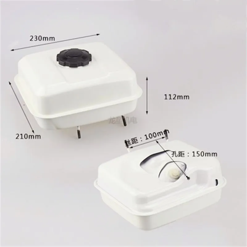 Imagem -02 - Peça Conjunto de Tanque de Combustível Branco Vermelho Serve para Honda Gx140 Gx160 Gx200 168f 170f 163cc 196cc Bomba de Água Tanque de Trote com Filtro de Tampa 1