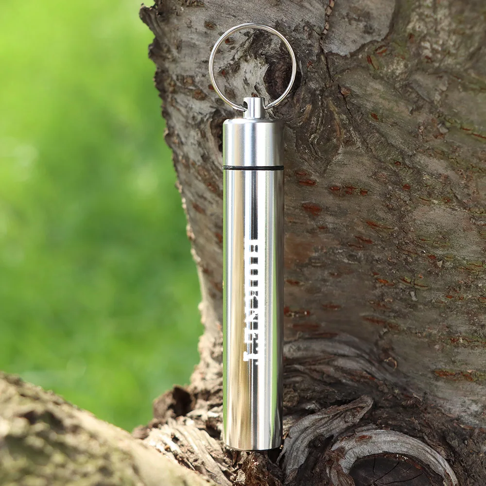 HORNET 13ML ขนาดเล็กโลหะ Storage Stash Jar Sliver อลูมิเนียม Stash Jar สมุนไพรกล่องเก็บสินค้าสำหรับยาสูบ