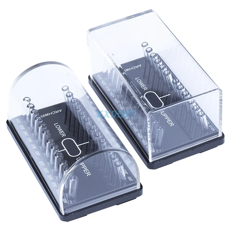 Dental Arch wires Case Orthodontic Round/Rectangular Dental Acrylic Organizer Holder Dentistry lab Tools Holder