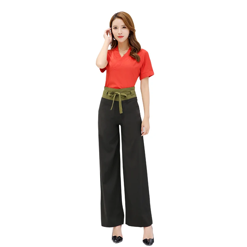 Spring and summer Beauty uniform Spa uniforms salon thai clothes Fashion Slim massage health Overalls Beauty salon Work clothes