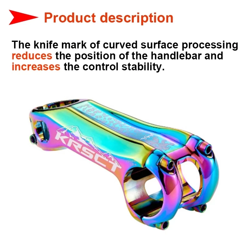 20 degrees 31.8 x 80/90/100mm KRSCT New CNC MTB bicycle stem road mountain bike stem mtb cycling bike parts